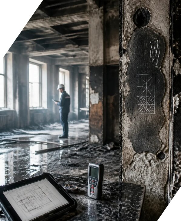 Обследование зданий после пожара в Благовещенске от 15579 р. | ЭкспертизаРоссия